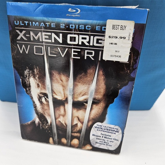 Xmen Origins Wolverine Superhero Blu-Ray Ultimate 2 Disc Edition PG13 Movie - Picture 4 of 5